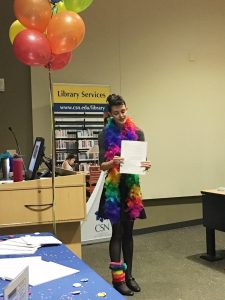 Tavish reads Pride letters