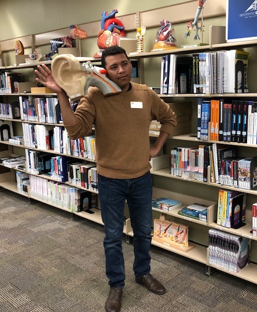 Josh Rushing, Henderson campus library assistant