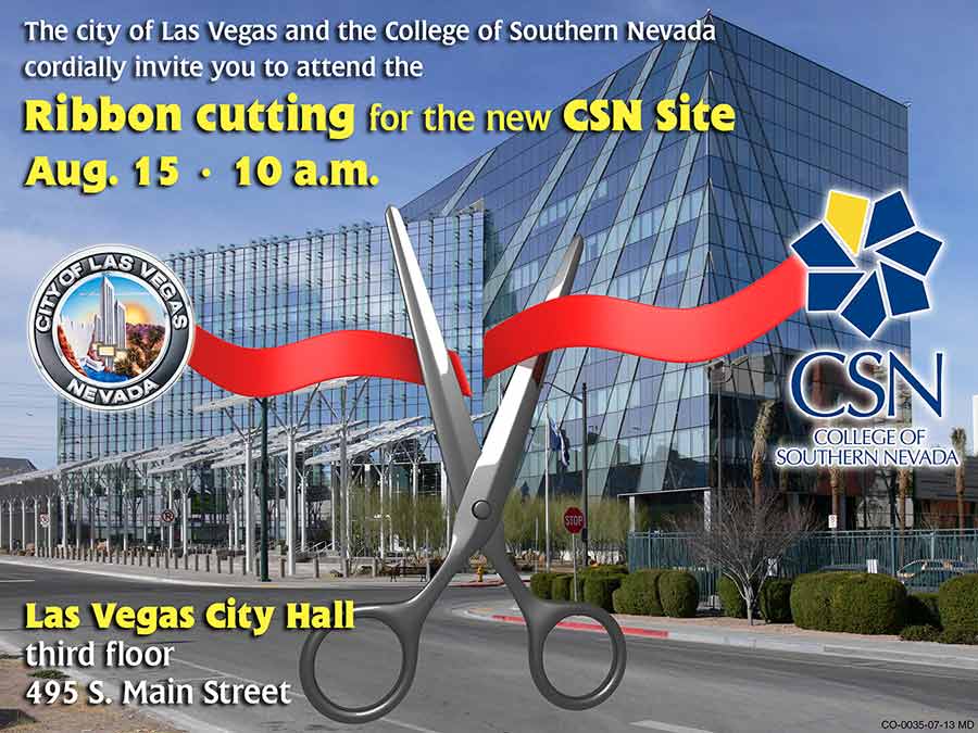 CSN Opens New Site at Las Vegas City Hall