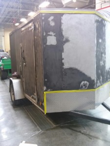 This is what the trailer looked like after it was recovered