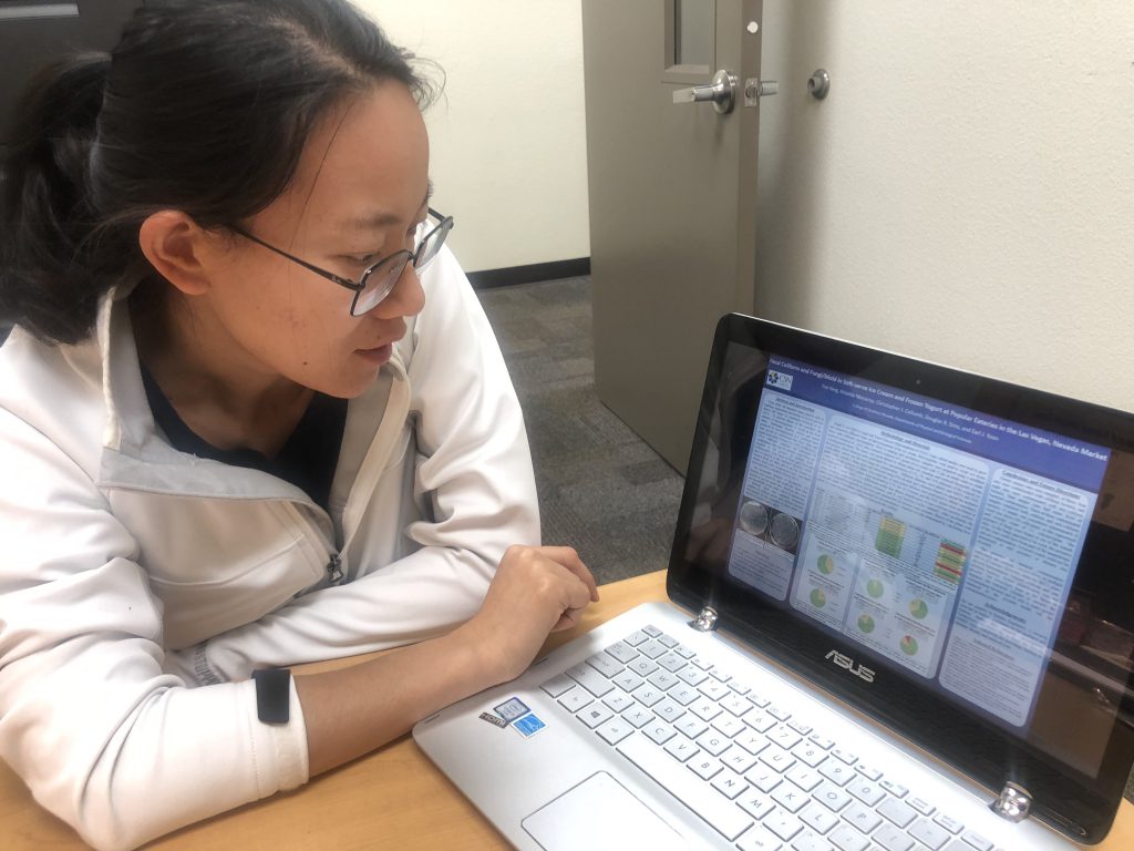 Yue Yang discusses her research into fecal matter in frozen treats