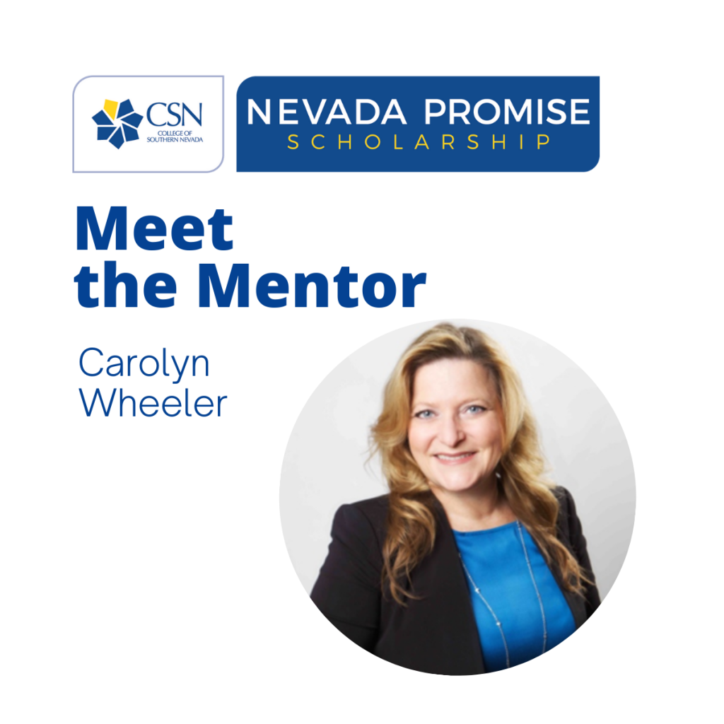 CSN Nevada Promise Mentor Carolyn Wheeler 
