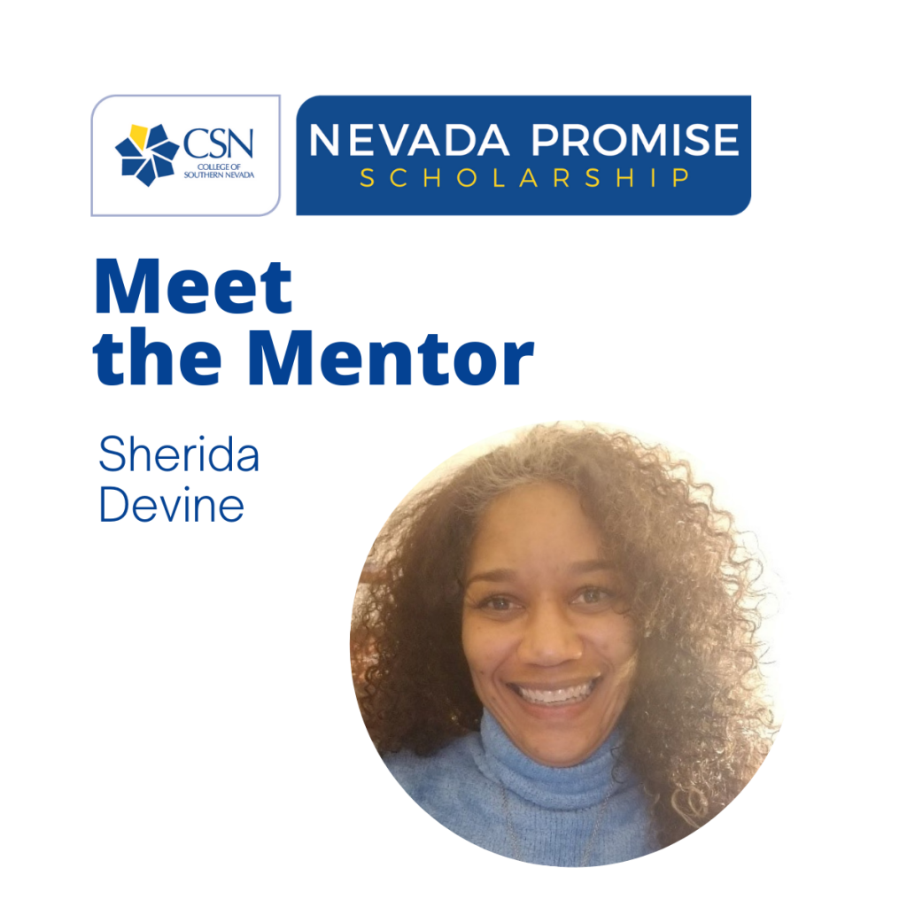 CSN Nevada Promise Mentor Sherida Devine
