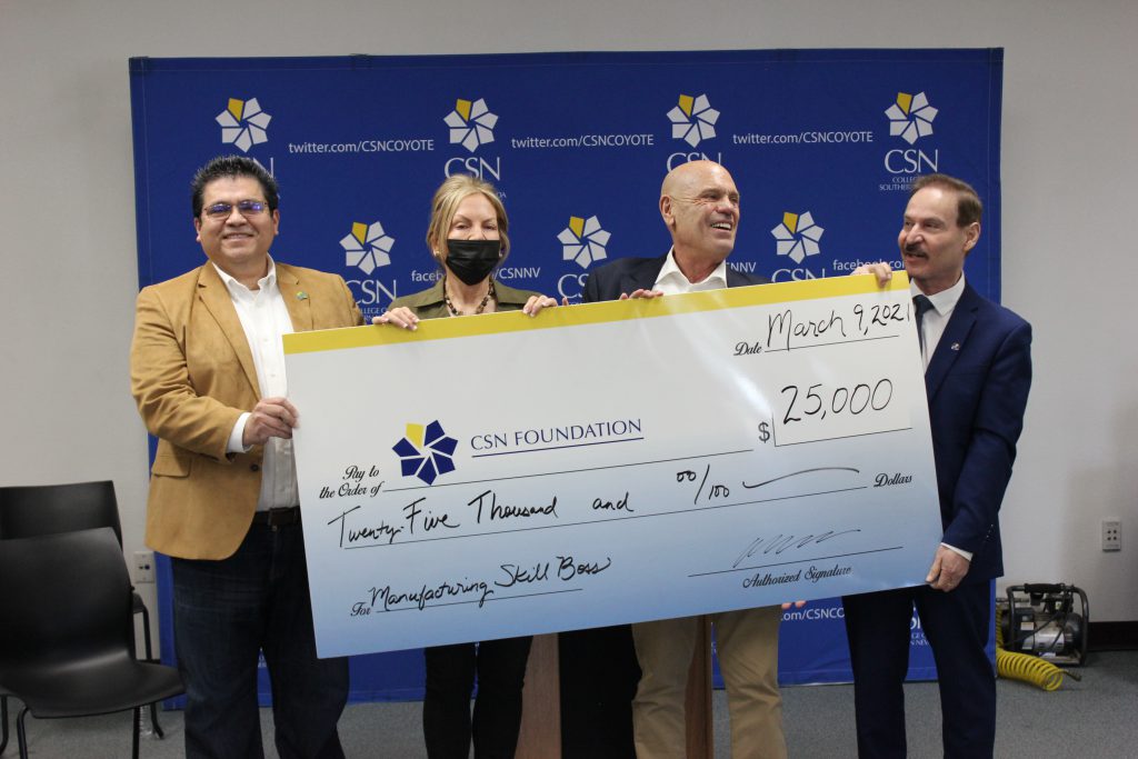 L to R: Jaime Cruz, Linda and Ken Baxter, Dr. Federico Zaragoza