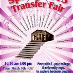 Spring 2013 Transfer Fair Flyer