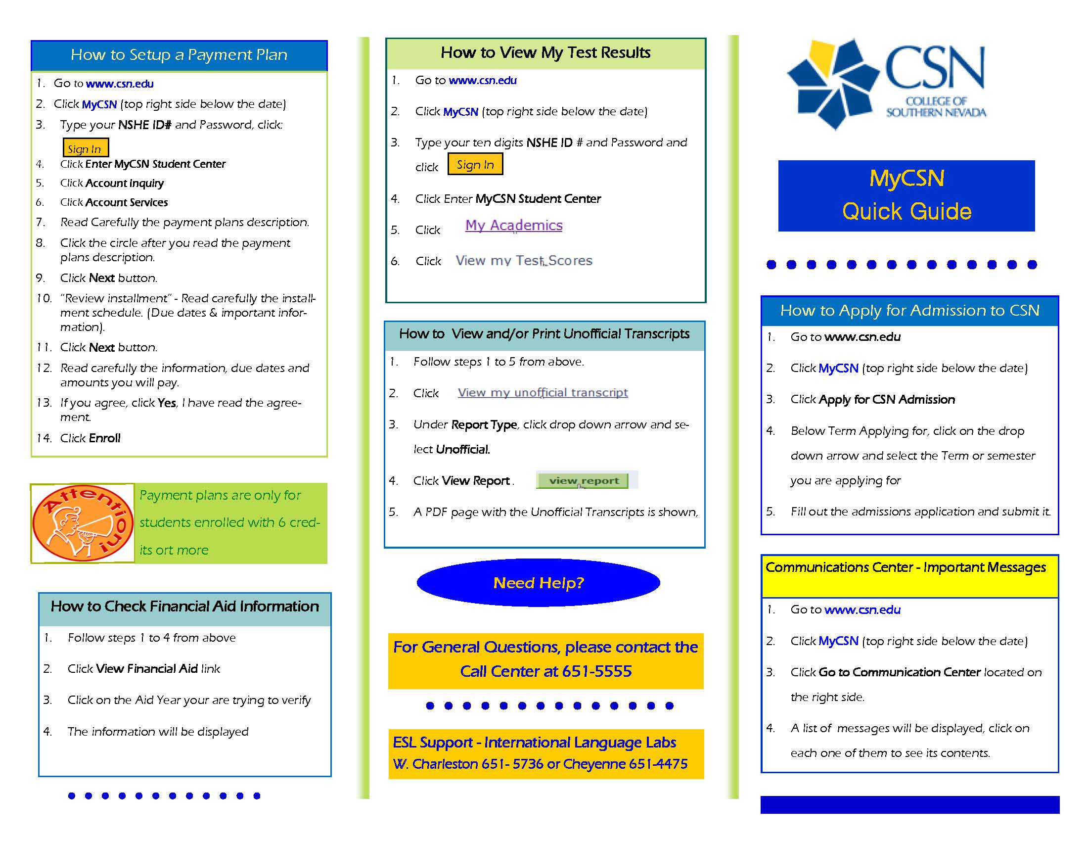 MyCSN Quick Guide -Registrars Office  (2)_Page_1_2013-2014